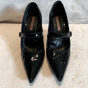 Via Spiga Black Patent Mary Jane Pump